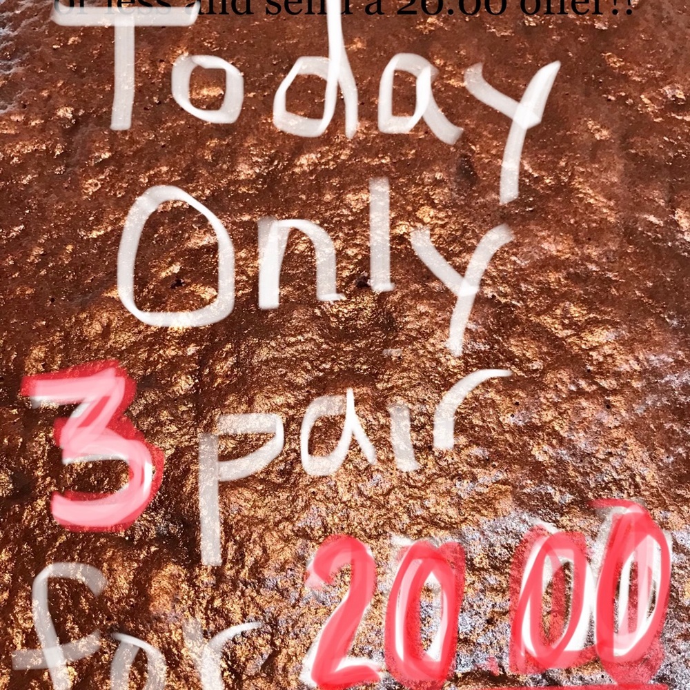 Shoes! Today only 3 pair/20.00!!!!!